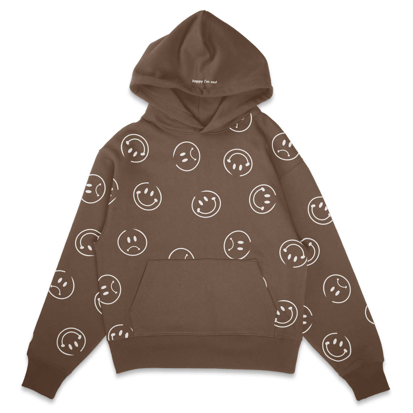 Mixed Emotions Hoodie - Brown