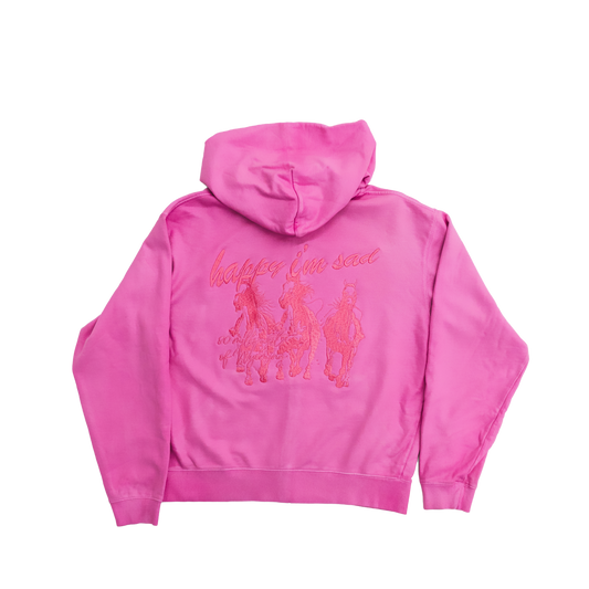 80 Miles West Pink Zip Up