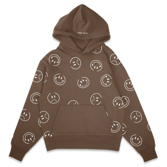 Mixed Emotions Hoodie - Brown